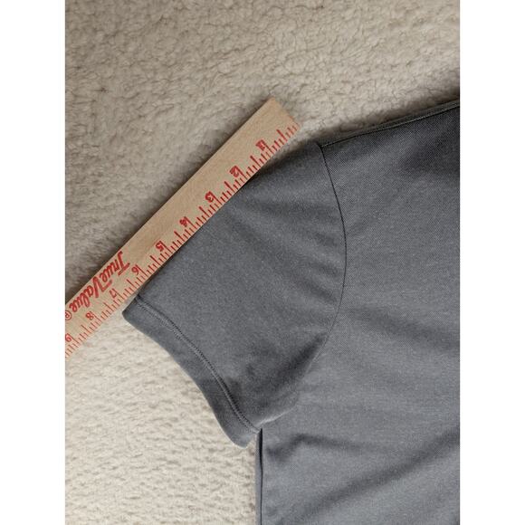NEW Travis Mathew Polo Shirt Womens Medium Gray Pure Coto Performance Stretch - Picture 8 of 16